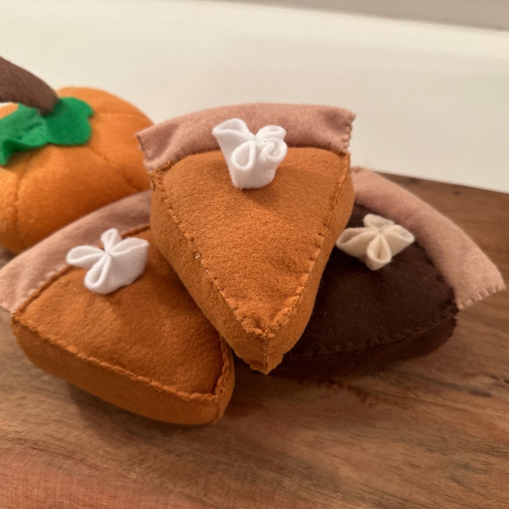 Hand Sewn Felt Pie Slice